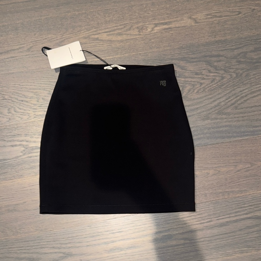 Alexander wang black mini skirt